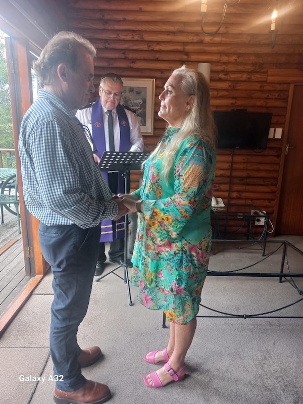 Wedding ceremony by Dr. Gerrit Rademeyer in Steinkopf