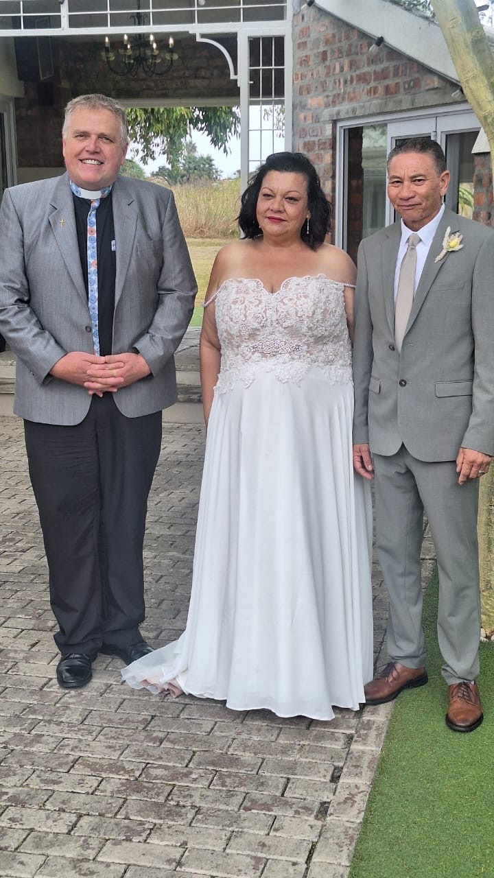 Wedding ceremony by Dr. Gerrit Rademeyer in Steinkopf