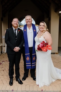 Wedding ceremony by Dr. Gerrit Rademeyer in Steinkopf