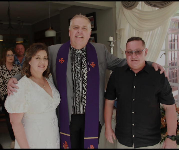 Wedding ceremony by Dr. Gerrit Rademeyer in Steinkopf