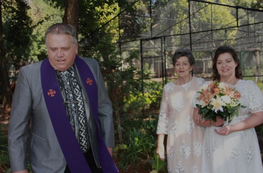 Wedding ceremony by Dr. Gerrit Rademeyer in Steinkopf