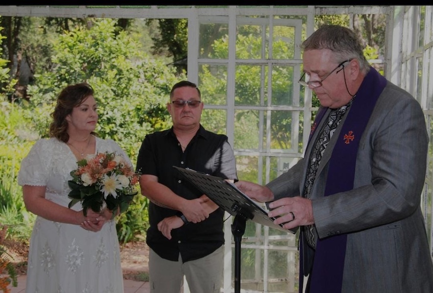 Wedding ceremony by Dr. Gerrit Rademeyer in Steinkopf