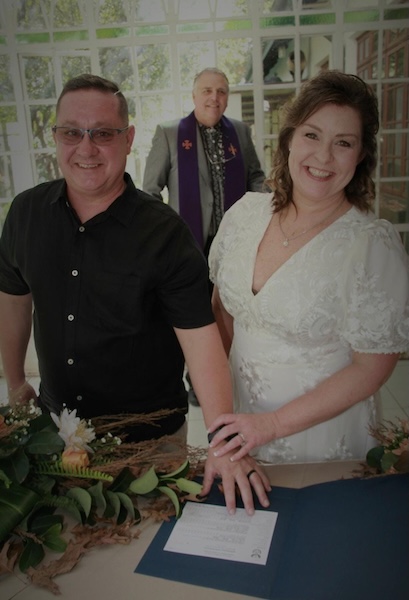 Wedding ceremony by Dr. Gerrit Rademeyer in Steinkopf