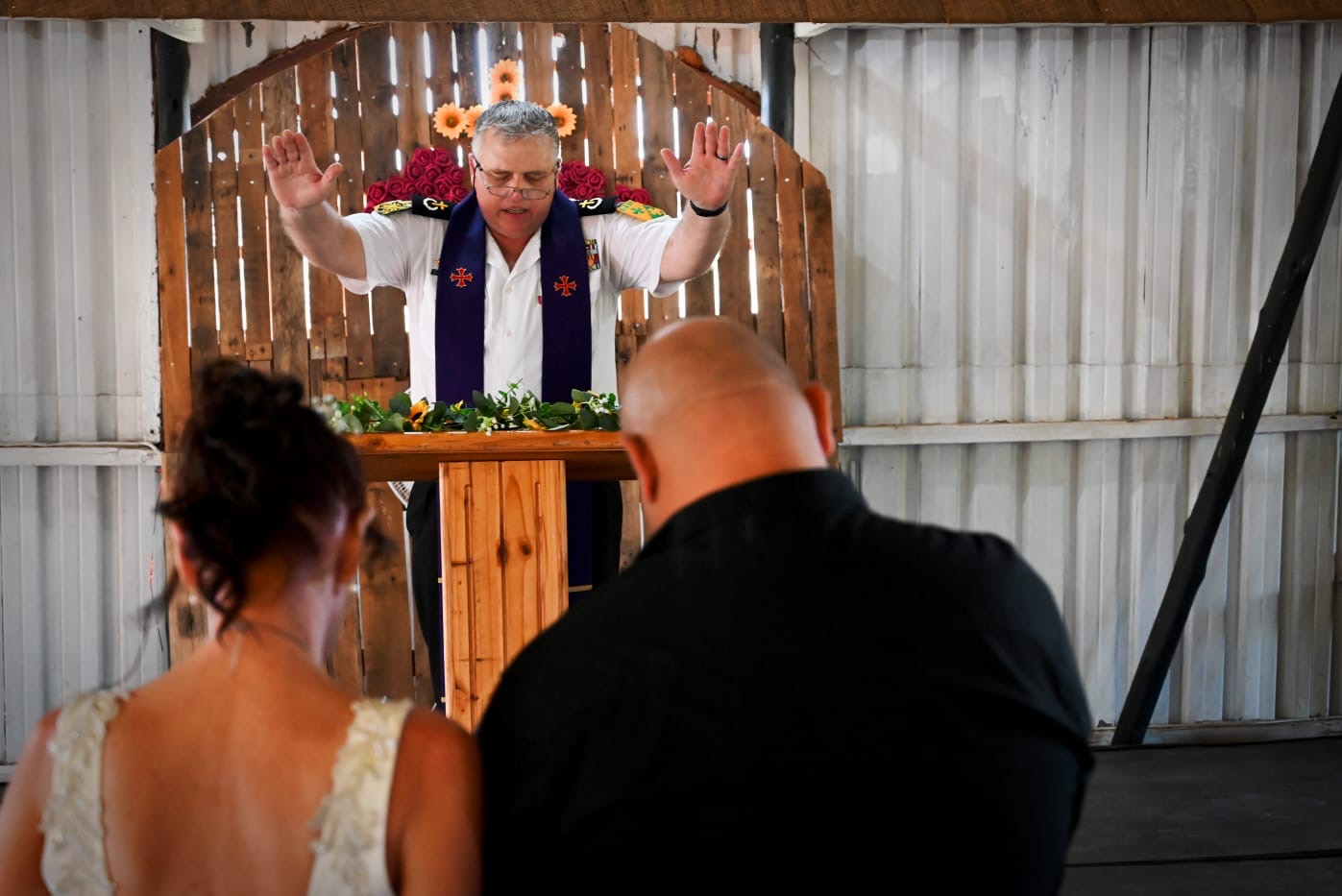 Wedding ceremony by Dr. Gerrit Rademeyer in Steinkopf